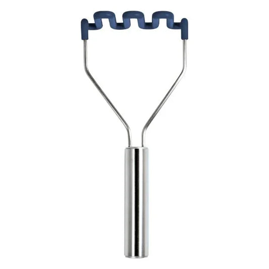 Tovolo Silicone Potato Masher SS Handle Deep Indigo - Marcel’s Culinary Experience