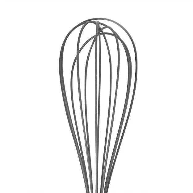 Tovolo 11" Silicone Coated Stainless Steel Whip Whisk - Charcoal - Marcel’s Culinary Experience