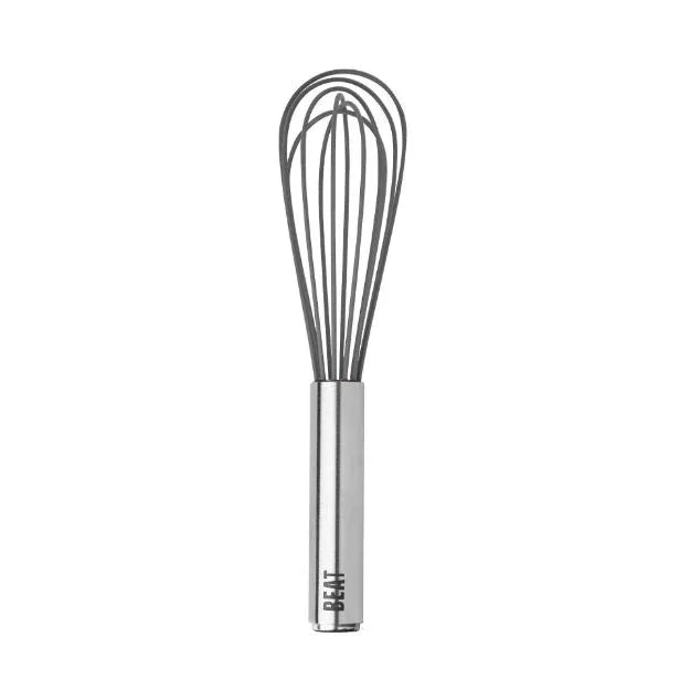 Tovolo 9" Silicone Coated Stainless Steel Beat Whisk - Charcoal - Marcel’s Culinary Experience