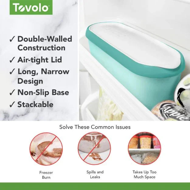 Glide-A-Scoop Ice Cream Tub - 1.5 Quart - Tropical Breeze - Marcel’s Culinary Experience