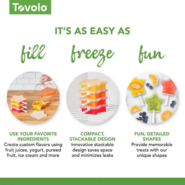 Tovolo Pop Molds Star Stackable S/4 Assorted - Marcel’s Culinary Experience