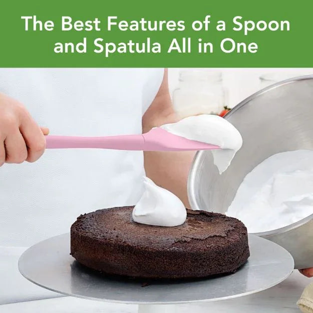 Tovolo FLEX-CORE SPOONULA ALL SILICONE PINK SORBET - Marcel’s Culinary Experience