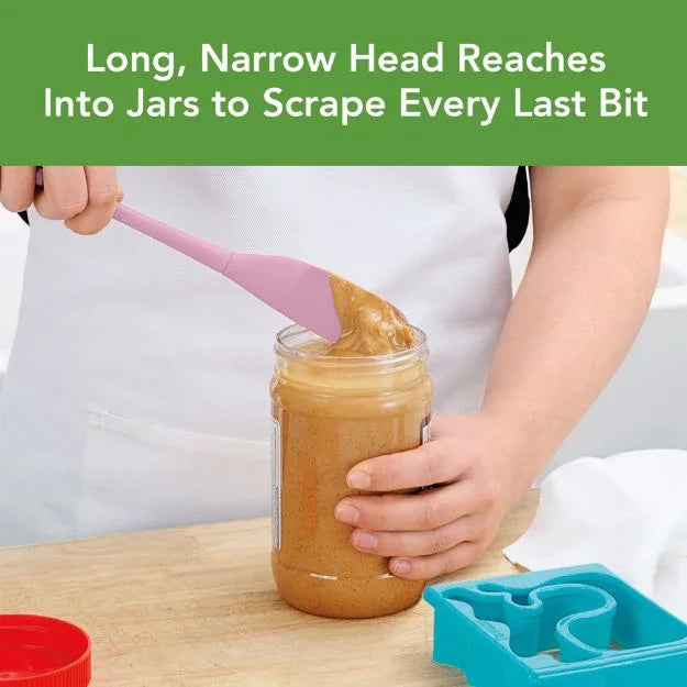 Tovolo FLEX-CORE JAR SCRAPER ALL SILICONE PINK SORBET - Marcel’s Culinary Experience