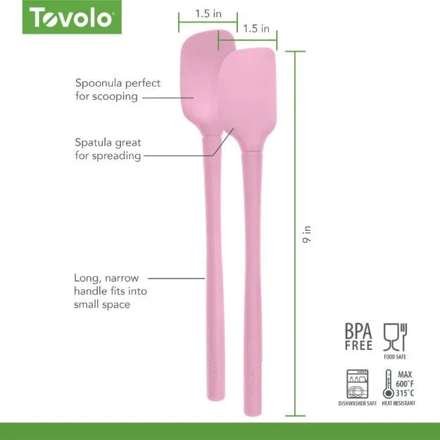 Tovolo FLEX-CORE MINI SPAT SPOON ALL SILICONE PINK SORBET - Marcel’s Culinary Experience