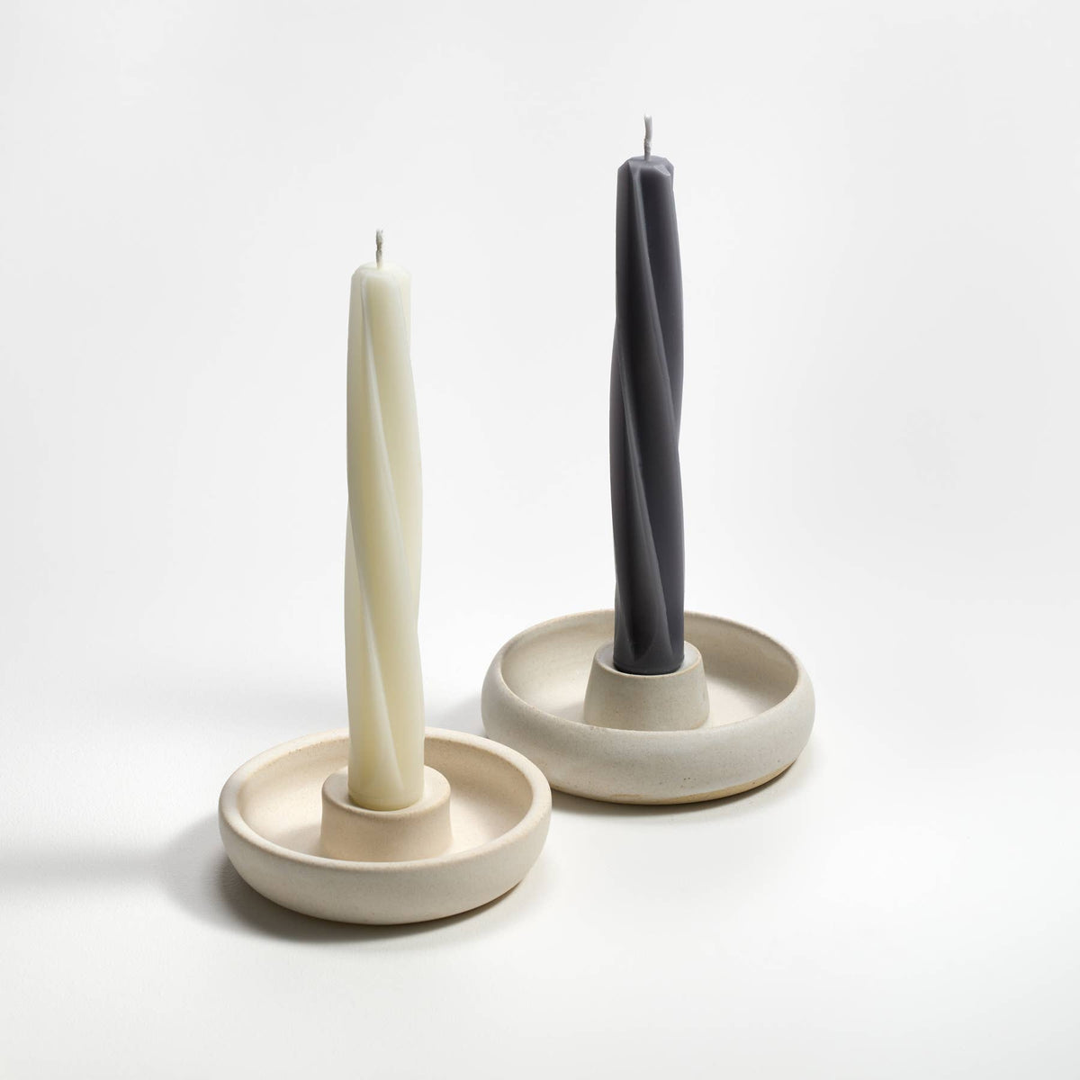 Greentree Home Twist Taper Handmade Beeswax Candles 9"