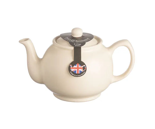 Price & Kensington 6 Cup Tea Pot - Matte Cream