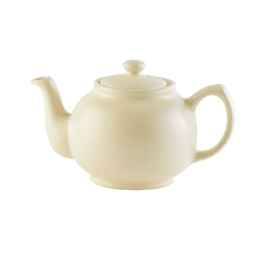 Price & Kensington 2 Cup Tea Pot - Matte Cream - Marcel’s Culinary Experience