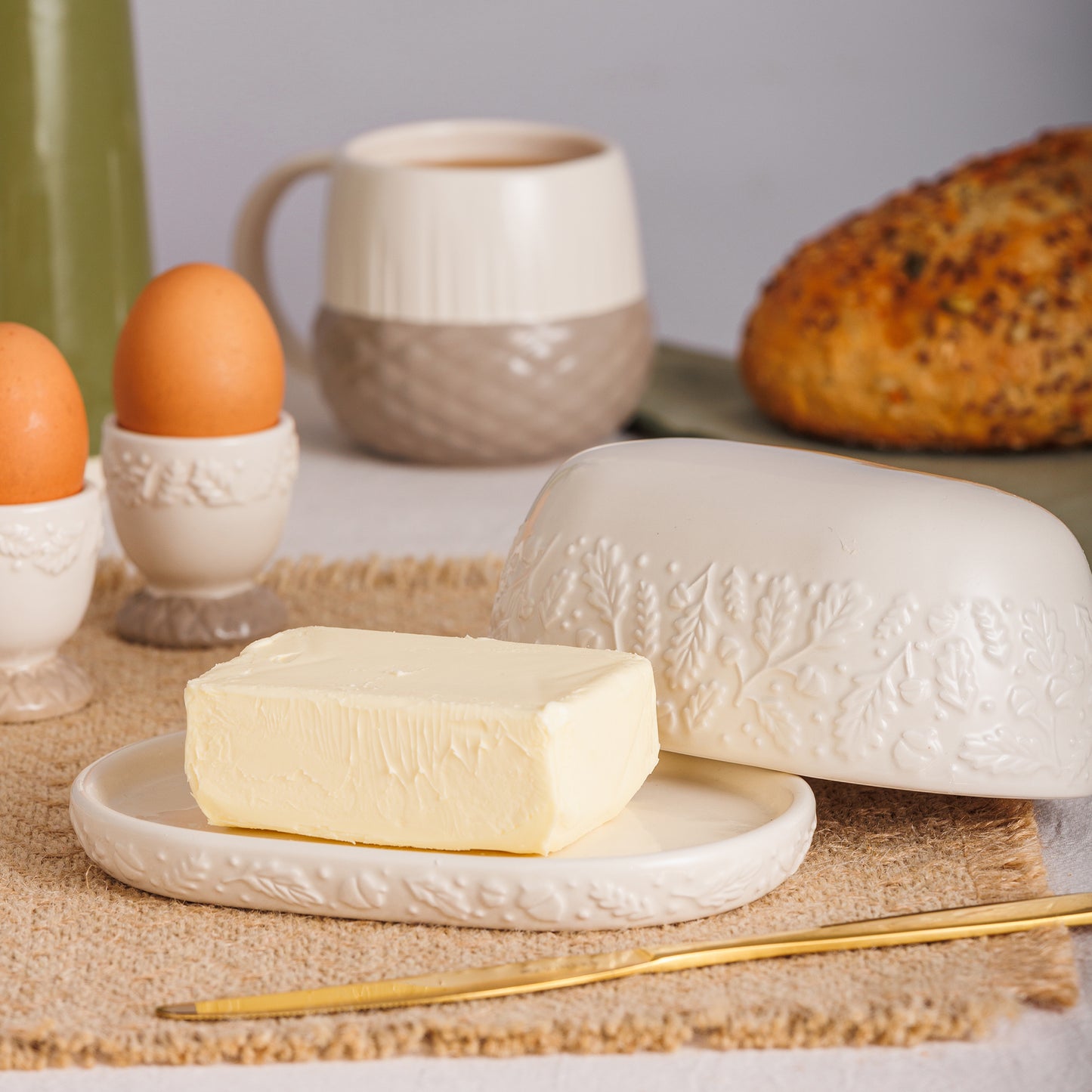 Price & Kensington Acorn Butter Dish