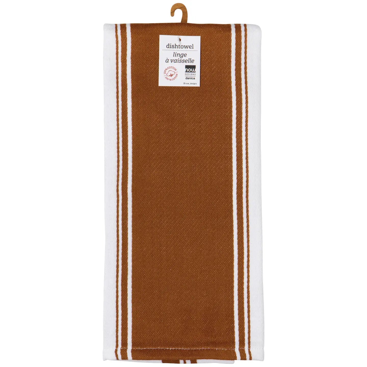 Symmetry Chestnut Brown Dishtowel