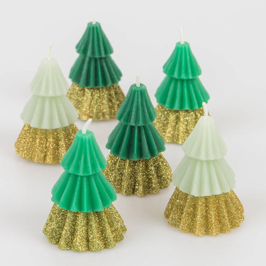 Green Mini Tree Candles - Marcel’s Culinary Experience