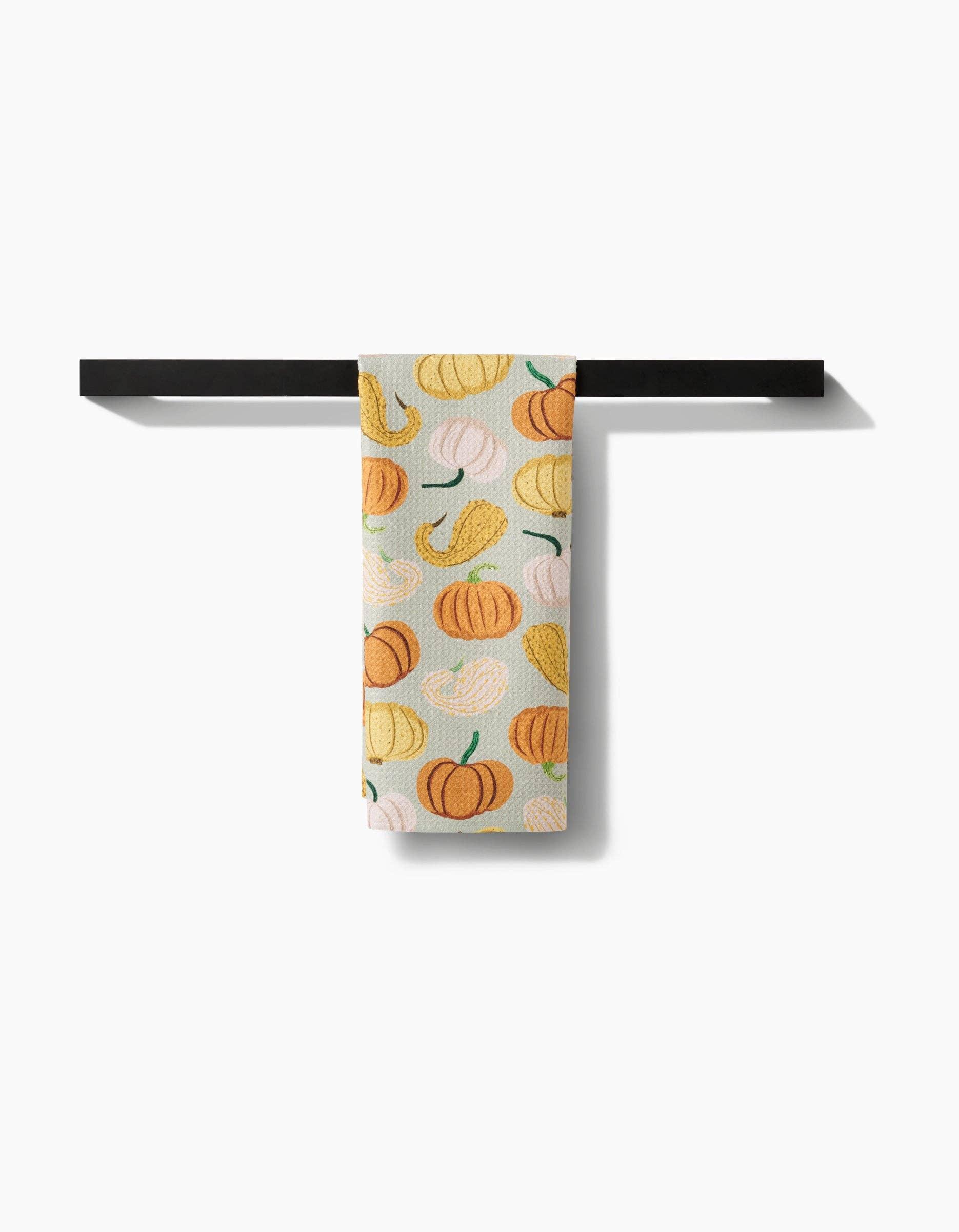 Geometry Pumpkins And Gourds Tea Towel - Marcel’s Culinary Experience