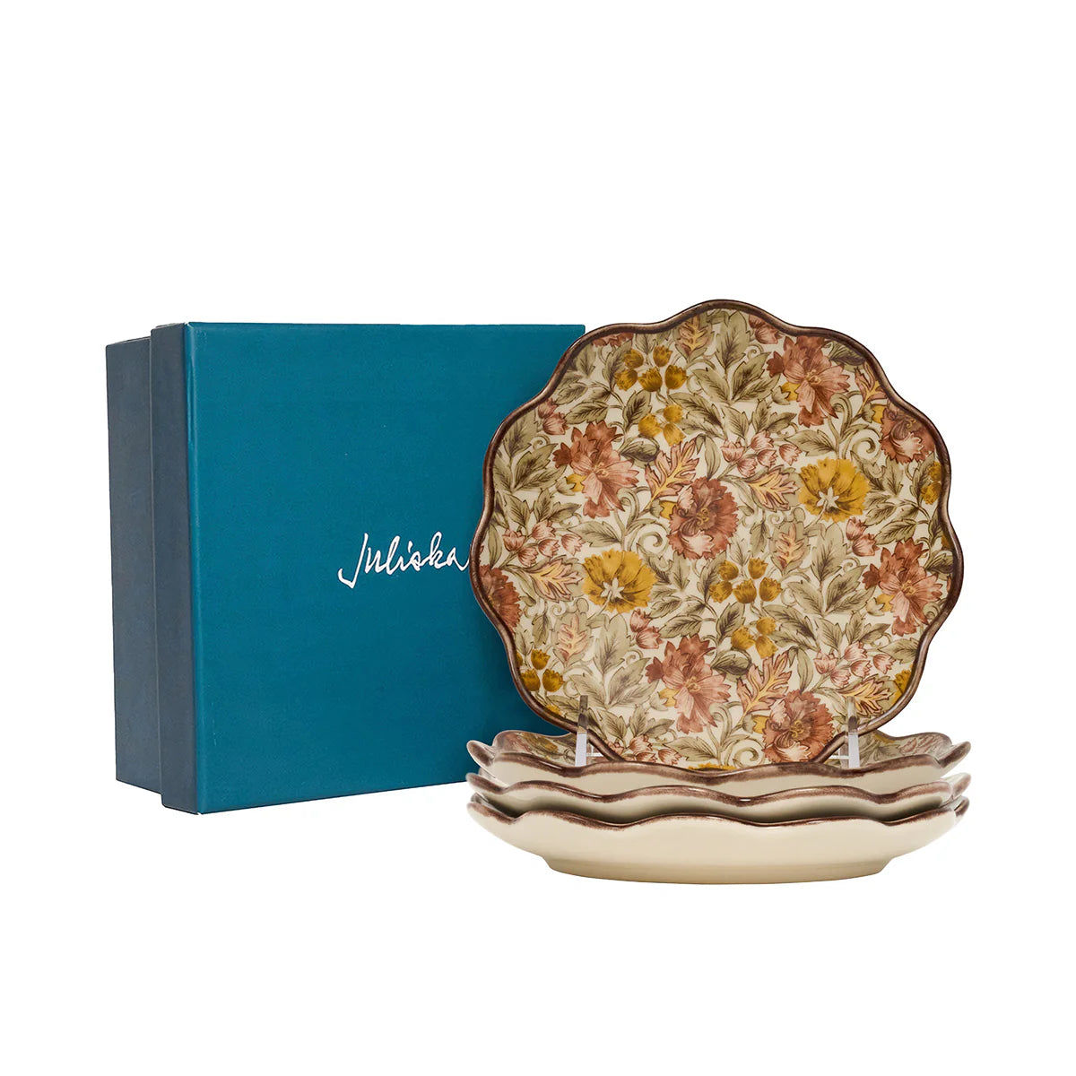 Juliska Willa Cocktail Plates Set/4 - Amber