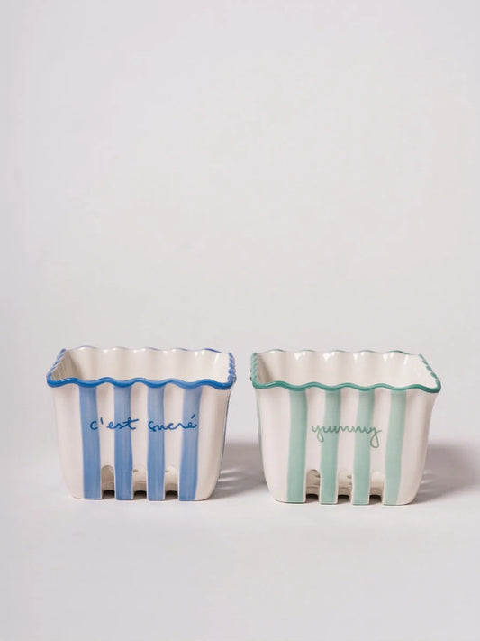 Kinsey Scallop Mini Berry Basket