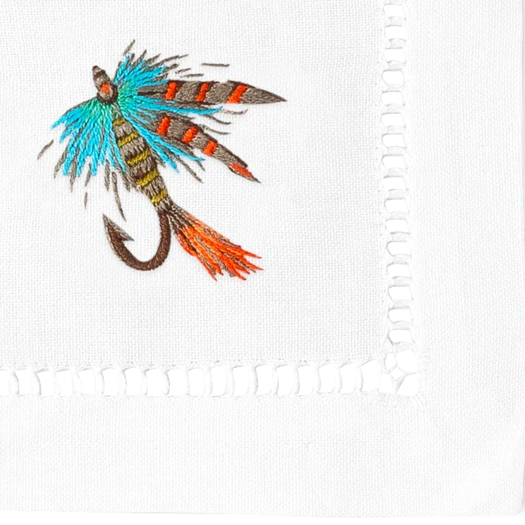 Fishing Cocktail Napkins | Mixed Set of 4