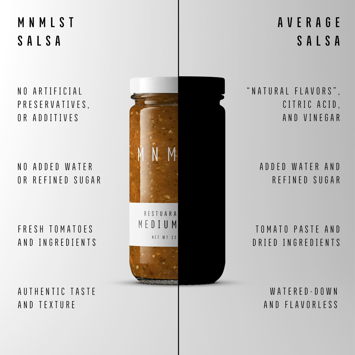 MNMLST Restaurant Style Medium Salsa