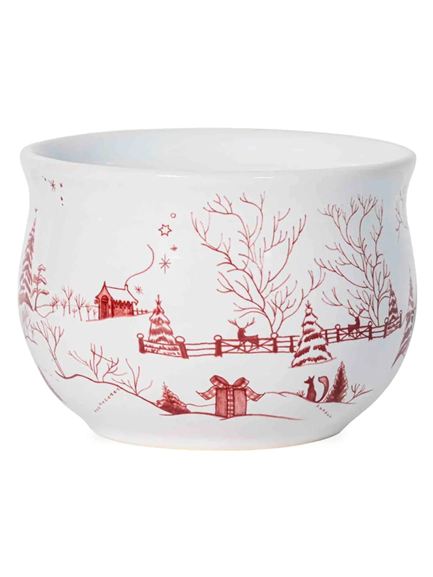 Juliska Country Estate Winter Frolic Comfort Bowl - Ruby
