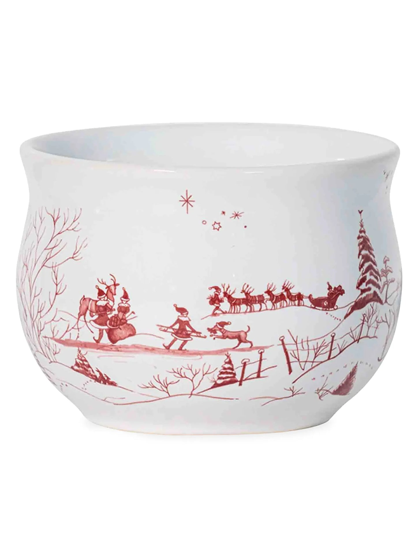 Juliska Country Estate Winter Frolic Comfort Bowl - Ruby