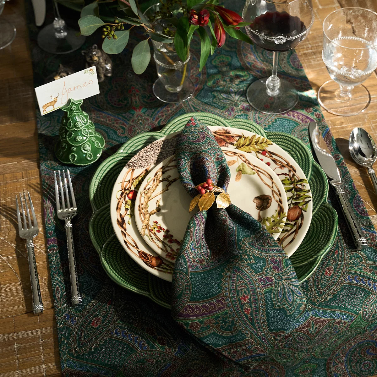 Juliska Paisley Napkins, Set of 4