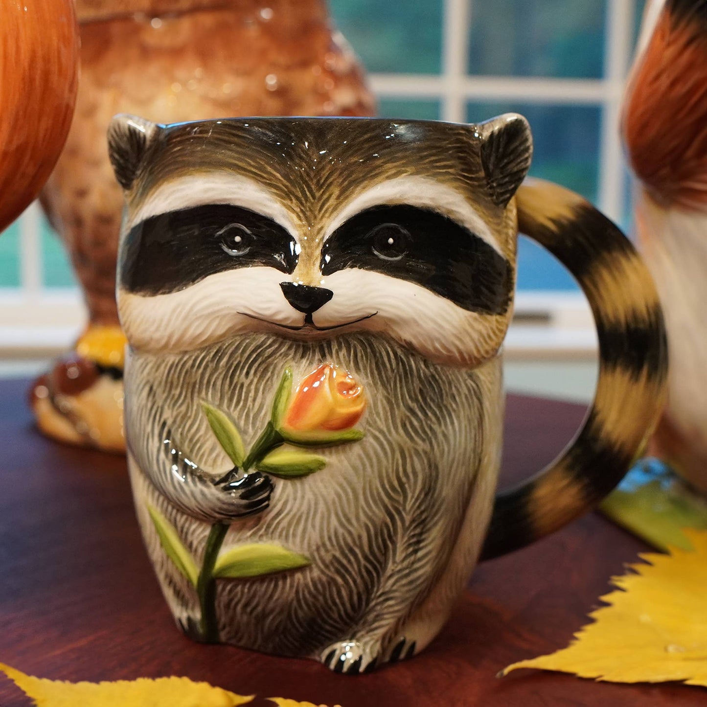 Woodland Critters Fall 3-D Mug 16 oz. Assorted