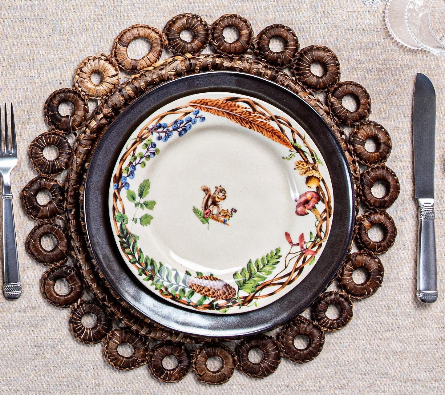 Juliska Rustic Ring Placemat - Natural
