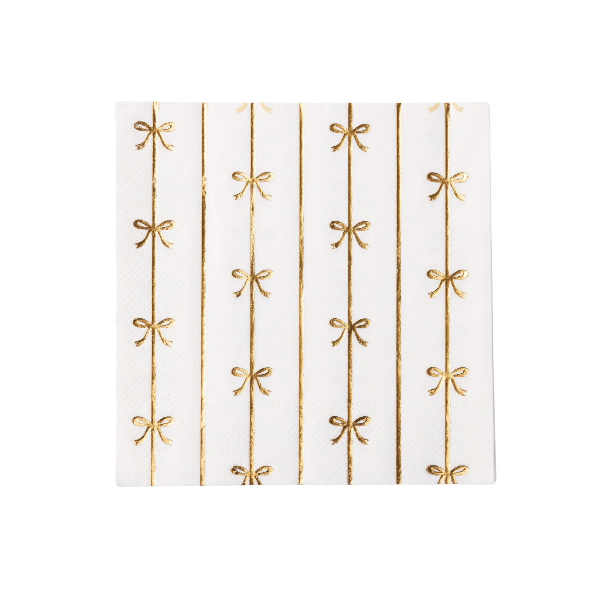 GOLD SIGNATURE BOW LARGE NAPKINS - Marcel’s Culinary Experience