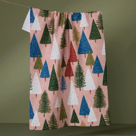 Geometry Snowdrift Pines Tea Towel - Marcel’s Culinary Experience
