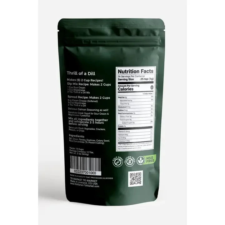 Thrill of a Dill - Dip Mix - Marcel’s Culinary Experience