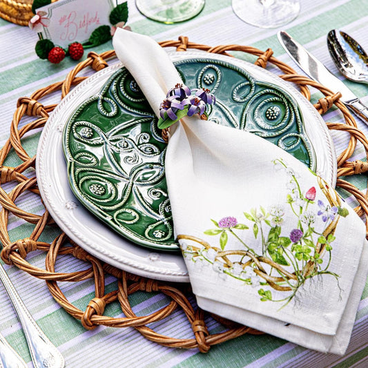 Juliska Meadow Walk Linen Napkin - Multi