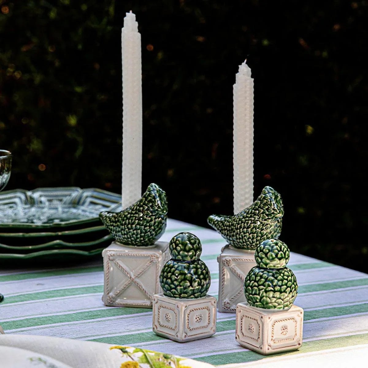 Juliska Berry & Thread Topiary Salt & Pepper Shakers - Set of 2