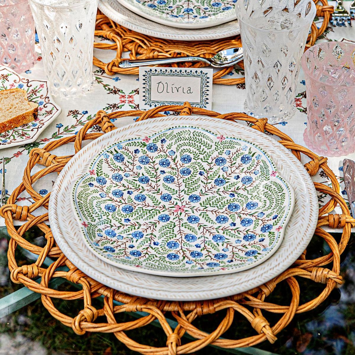 Juliska Villa Seville Scalloped Dessert/Salad Plate - Chambray