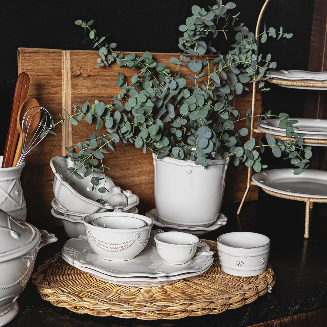 Juliska Berry & Thread Nesting Prep Bowls Set/4 - Whitewash - Marcel’s Culinary Experience