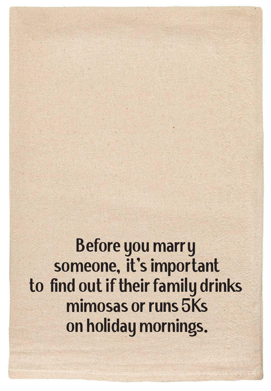 Before you marry someone | funny Kitchen Tea Towels