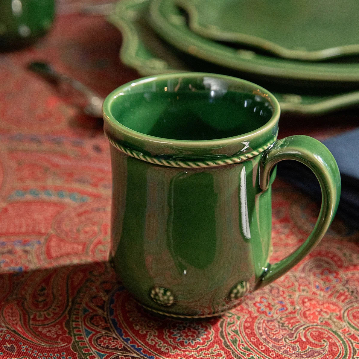 Juliska Berry & Thread Flared Mug - Basil