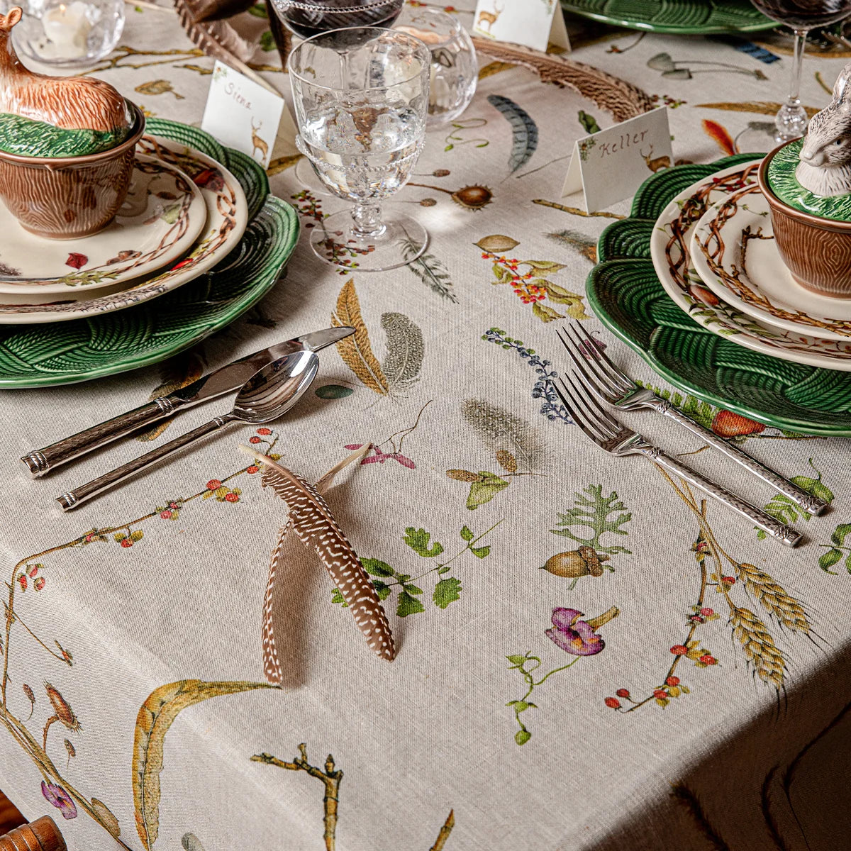 Juliska Forest Walk Tablecloth, 60" x 120"