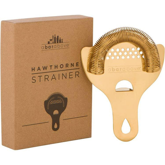 Hawthorne Strainer, Gold Cocktail Strainer - Marcel’s Culinary Experience