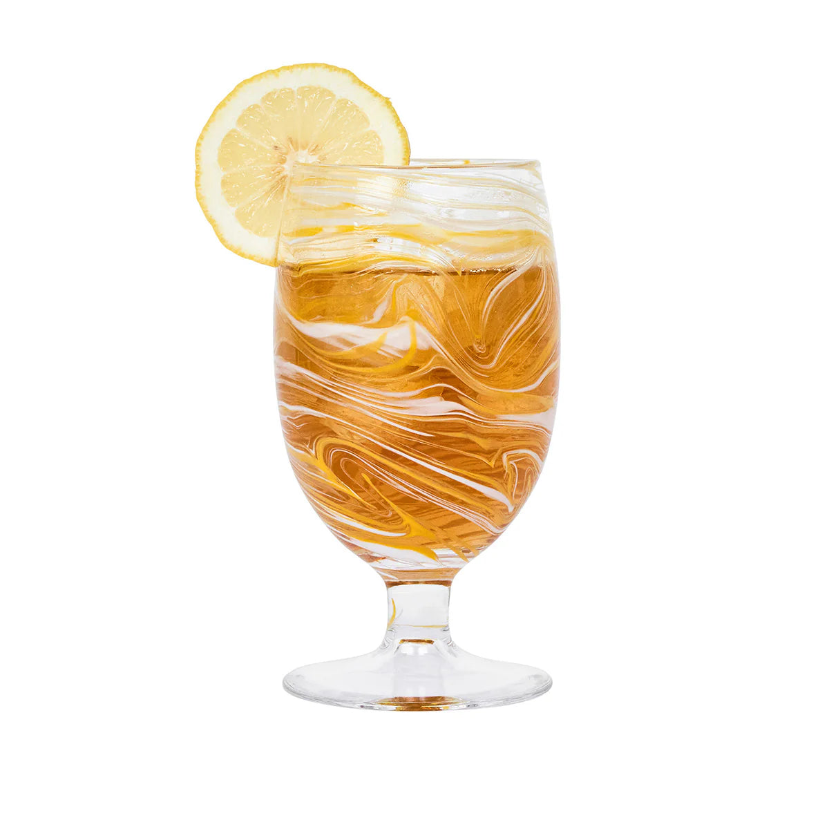 Juliska Puro Marbled Goblet - Yellow