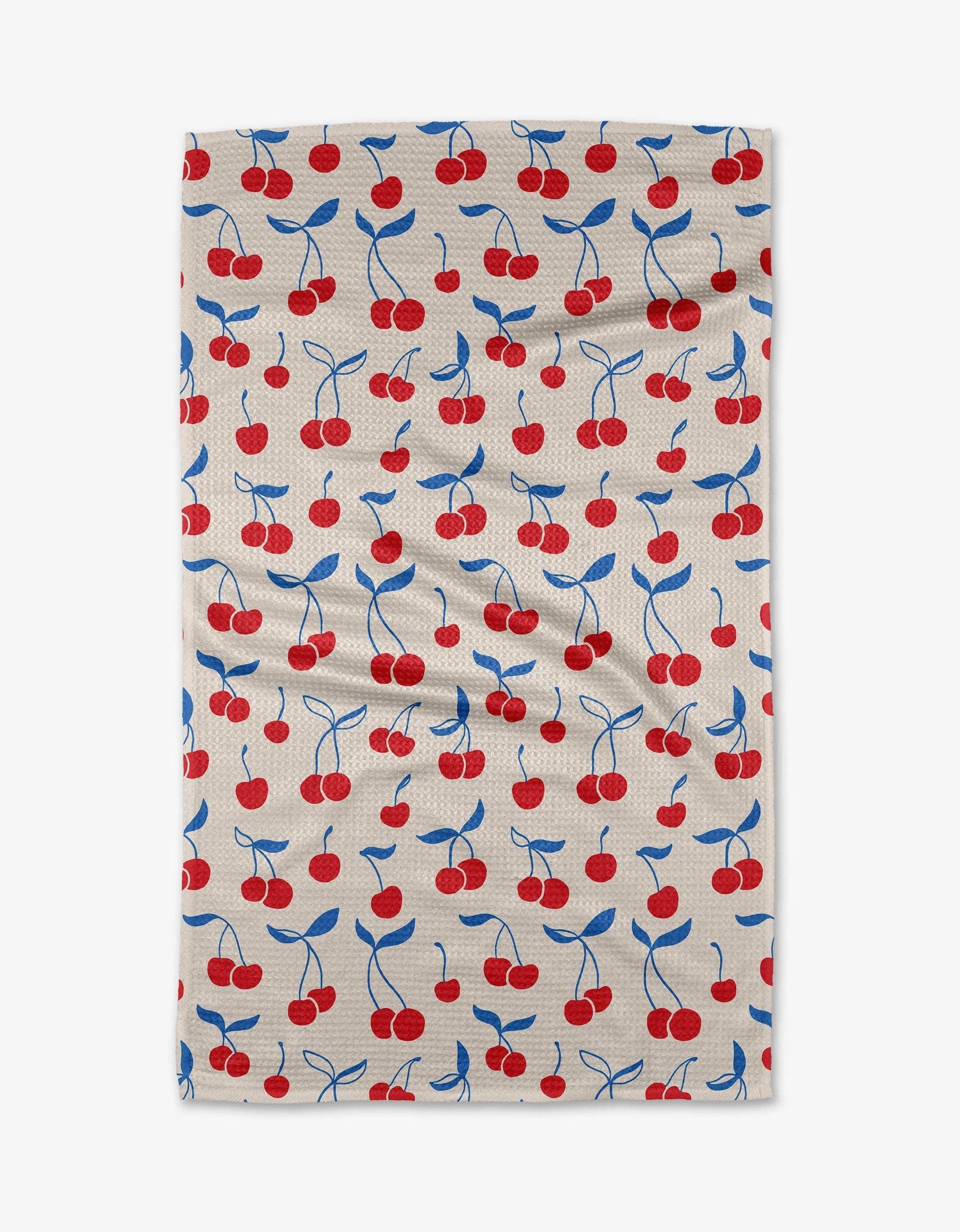 Geometry Very Cherry Tea Towel - Marcel’s Culinary Experience