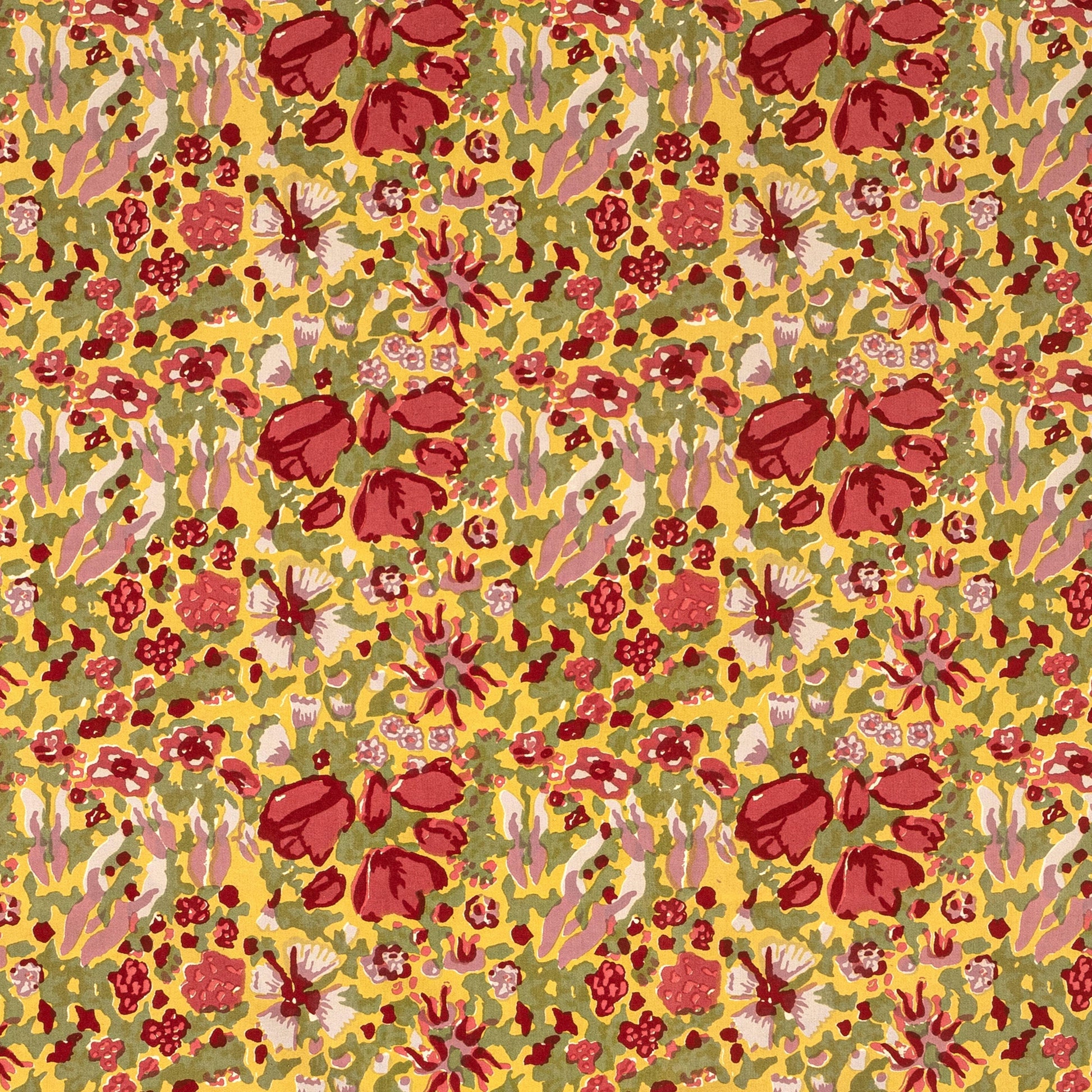 Jardin Red & Green | French Tablecloths - Marcel’s Culinary Experience