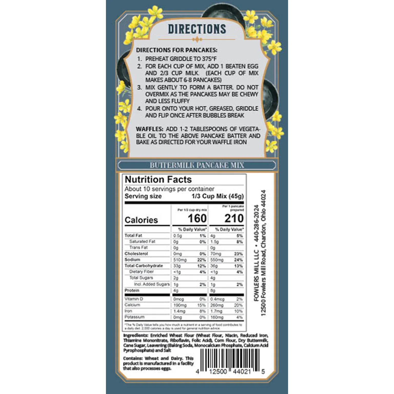 Buttermilk Pancake Mix - Marcel’s Culinary Experience