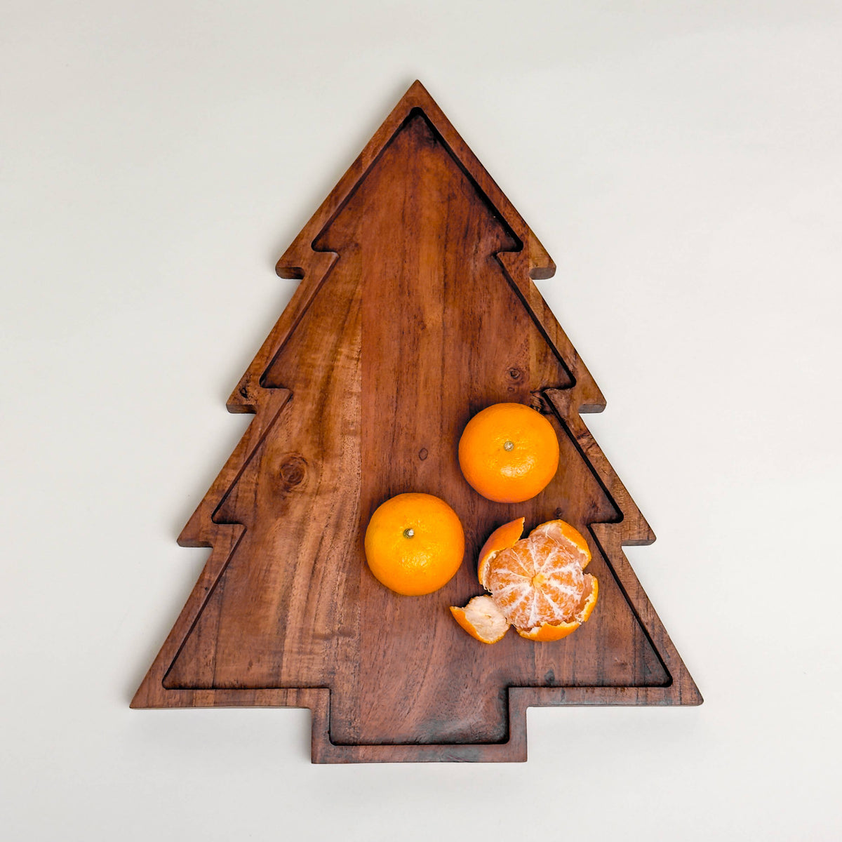 Pine Tree Wooden Serving Platter