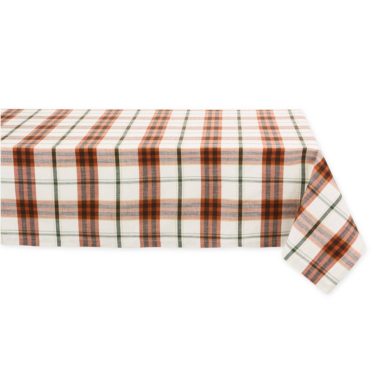 Autumn Picnic Plaid Tablecloth 60x84"