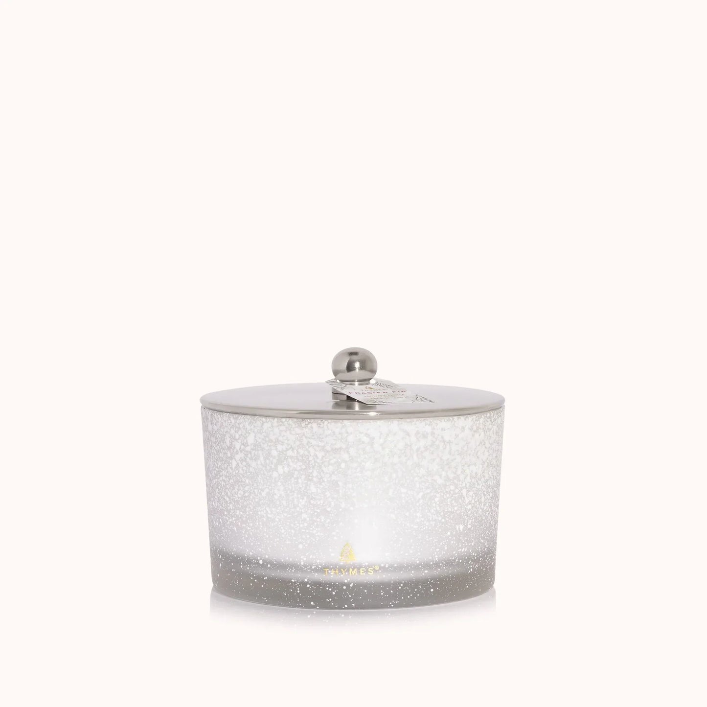 Thymes Frasier Fir Flocked 3-Wick Poured Candle - Marcel’s Culinary Experience