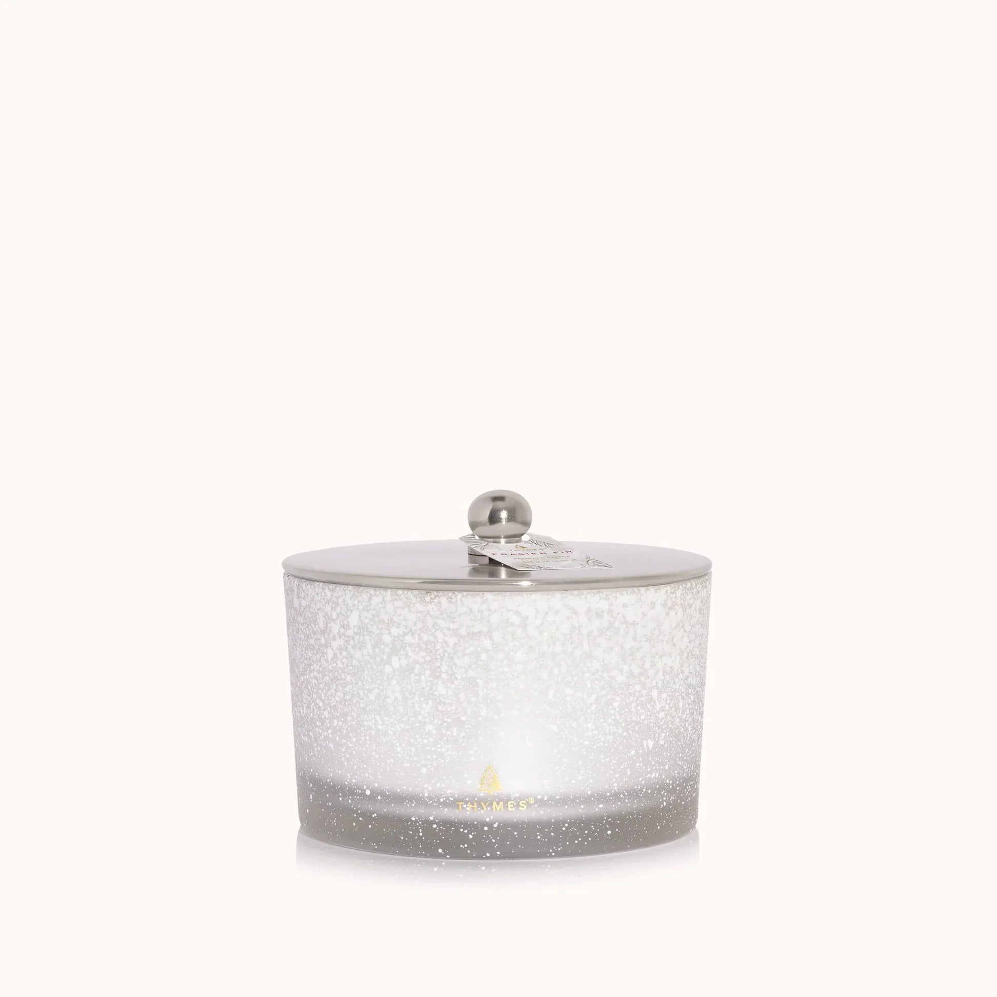 Thymes Frasier Fir Flocked 3-Wick Poured Candle - Marcel’s Culinary Experience