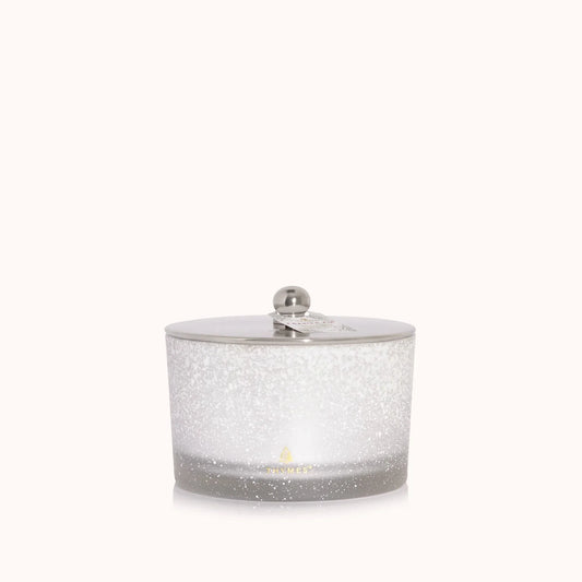 Thymes Frasier Fir Flocked 3-Wick Poured Candle - Marcel’s Culinary Experience