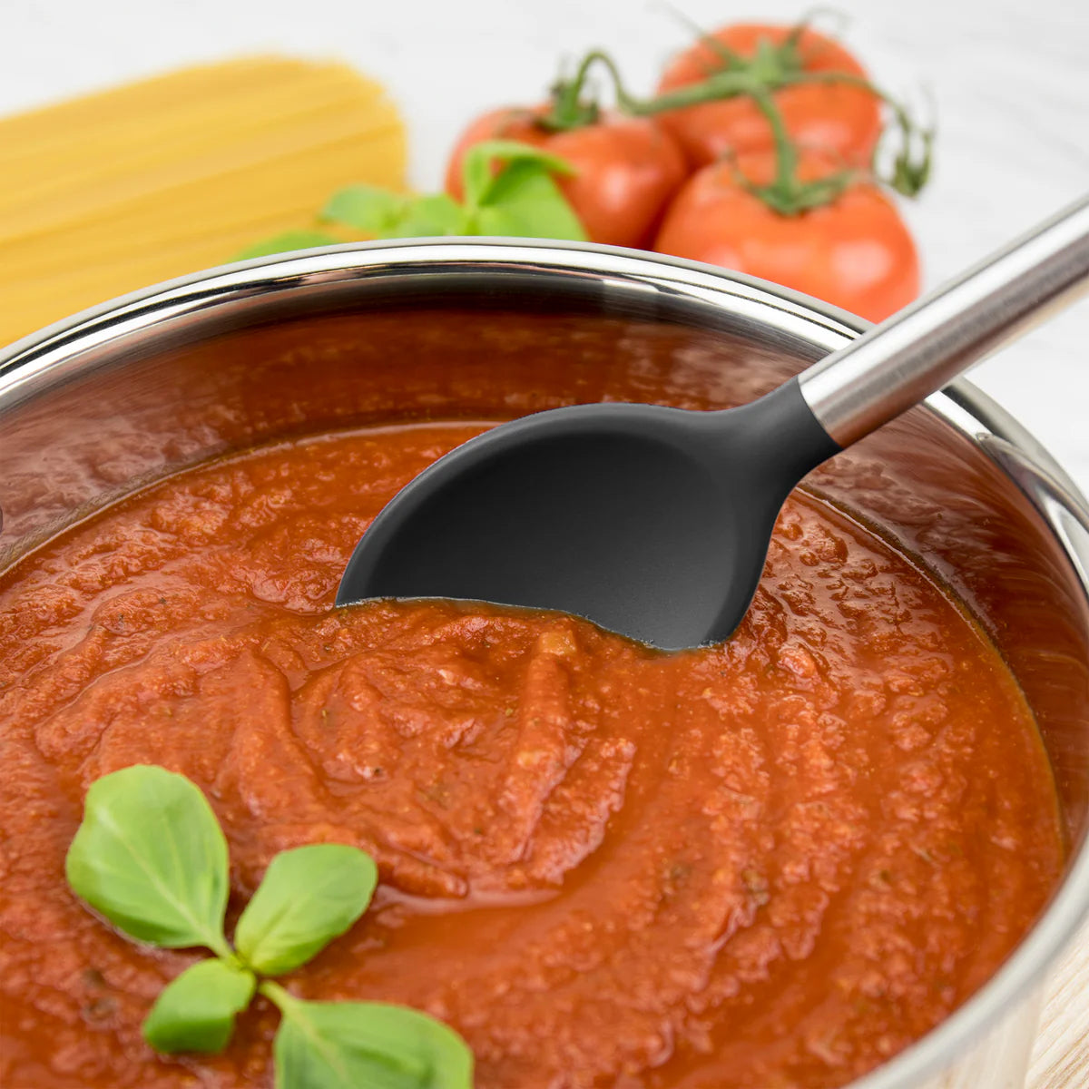 Tovolo Silicone and Stainless Steel Mixing Spoon - Black