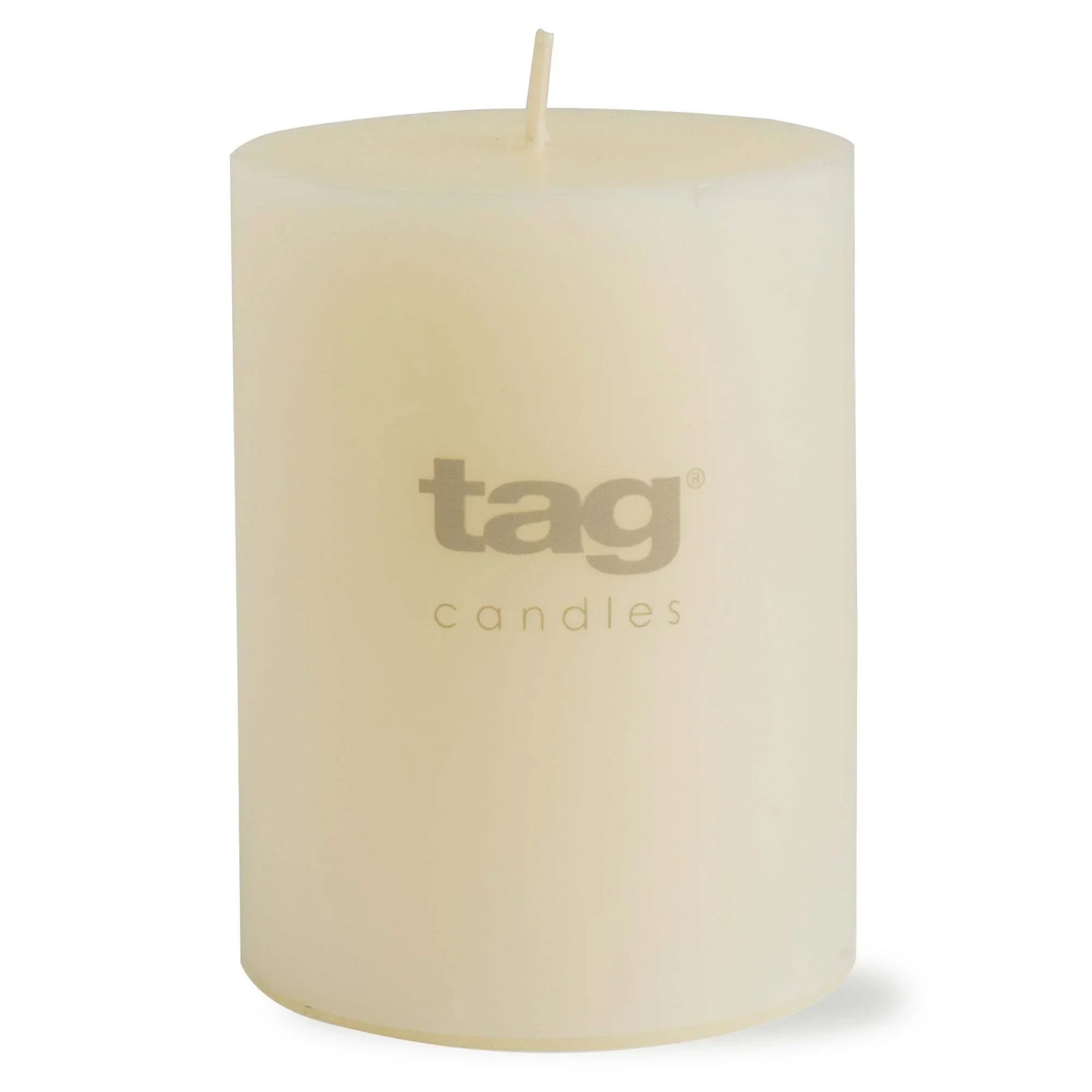 Color Studio Pillar Candle 3x4 - Ivory - Marcel’s Culinary Experience
