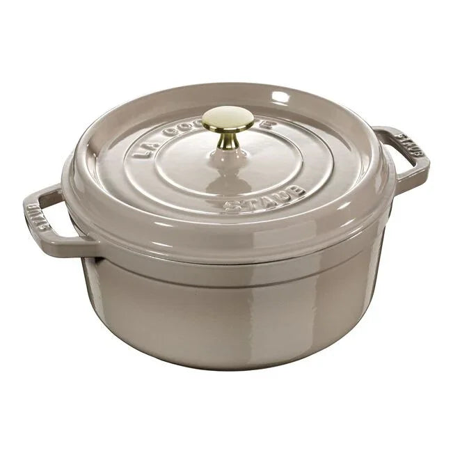Staub 4 Qt Round Cast Iron Dutch Oven | Marcel's Culinary Experience ...