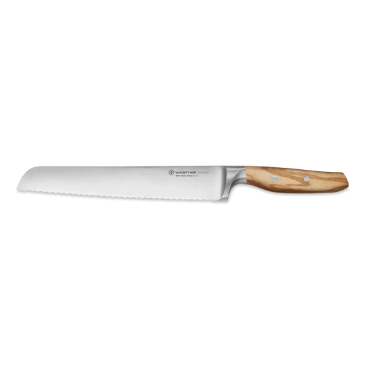 Wüsthof Amici Double-Serrated Bread Knife 9" - Marcel’s Culinary Experience