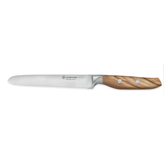 Wusthof Amici 5" Serrated Utility Knife - Marcel’s Culinary Experience