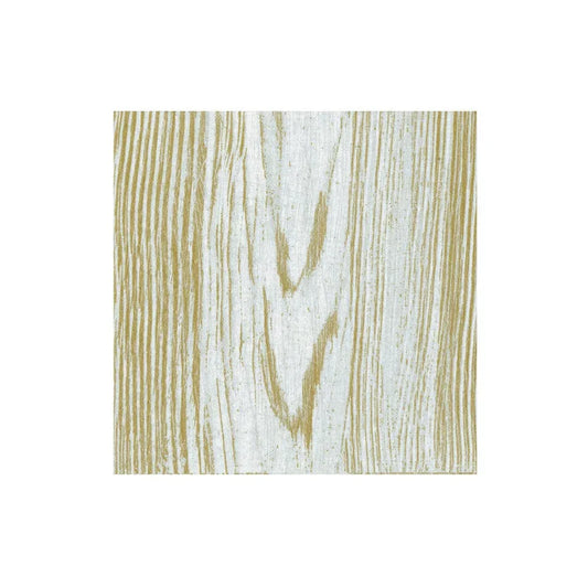 Caspari Faux Bois Birch Paper Linen Boxed Cocktail Napkins - 40 Per Package - Marcel’s Culinary Experience